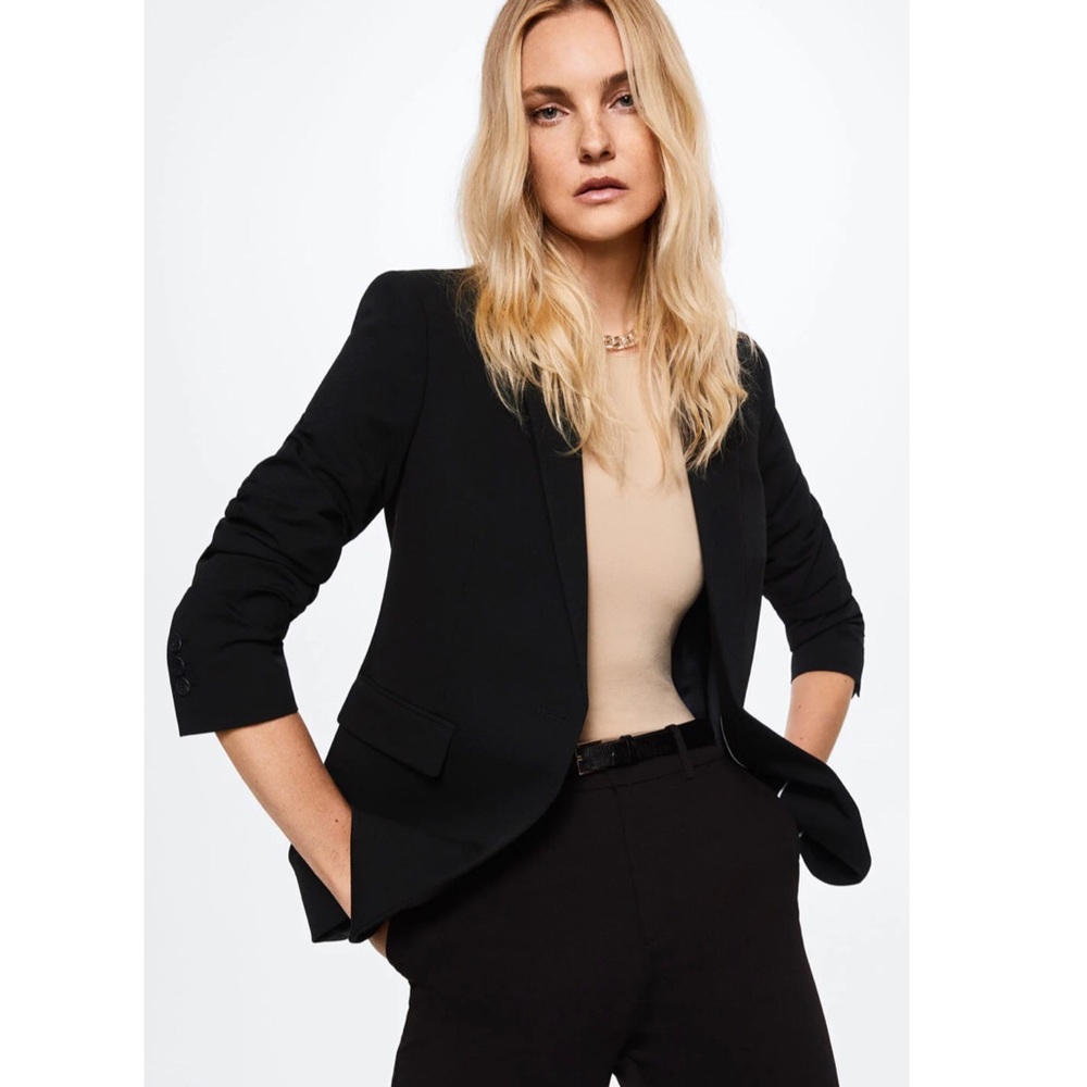 Mango Blazer - Fitted Suit Blazer